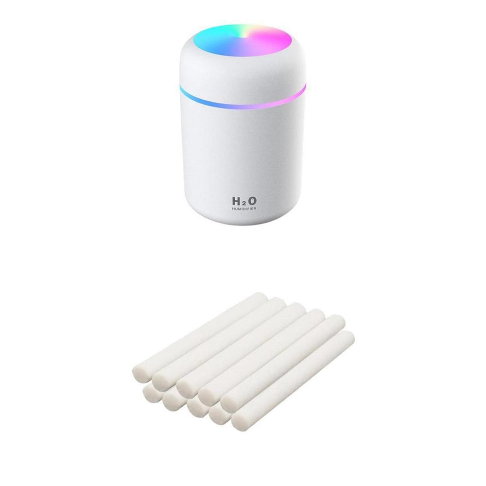 Atomizador de escritorio USB doméstico, mini, silencioso, para dormitorio, gran volumen de niebla