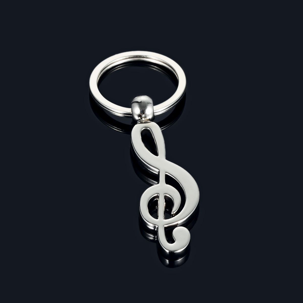 Rotary note metal keychain