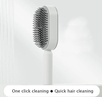 Pressing type cleaning design air cushion comb for women's long hair, specialized airbag massage comb, household hair comb by eprolo