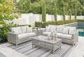 Seton Creek 4 Pc. Lounge Set Gray Wicker Patio Furniture-0