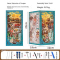 Dongpo Zhiyi Diy Wooden 3d Stereo Hand-assembled Book Stand Model Building Toy