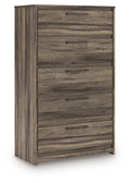 Signature Design by Ashley Elbrim Five Drawer Brown Storage Chest-0