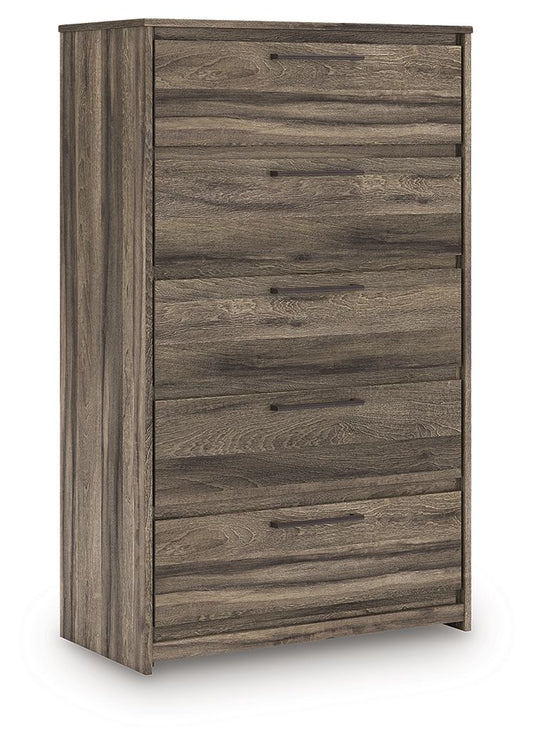 Signature Design by Ashley Elbrim Five Drawer Brown Storage Chest-0