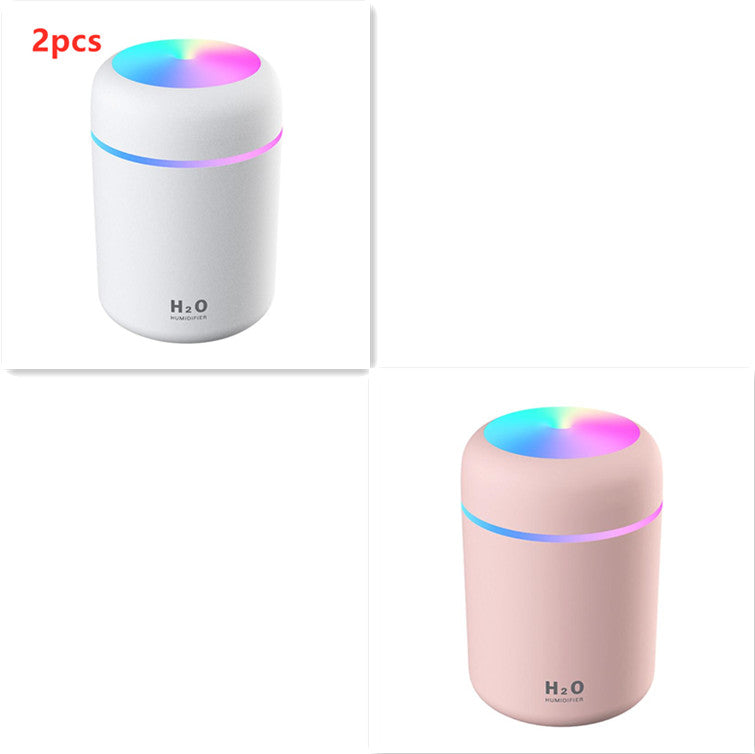 Atomizador de escritorio USB doméstico, mini, silencioso, para dormitorio, gran volumen de niebla