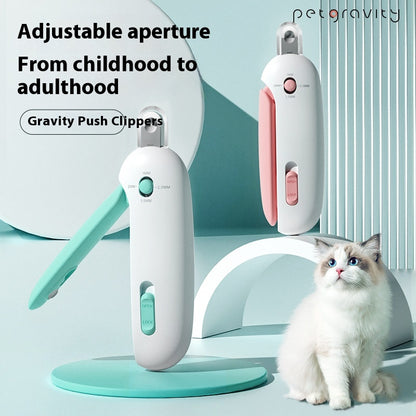 Tijeras Cortaúñas para Gato con Tijeras de Empuje por Gravedad