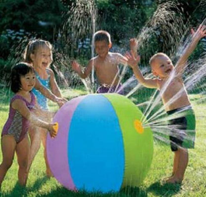Balle de pulvérisation d'eau gonflable pour enfants, jouet d'été amusant pour piscine et plage, pour jouer sur la pelouse