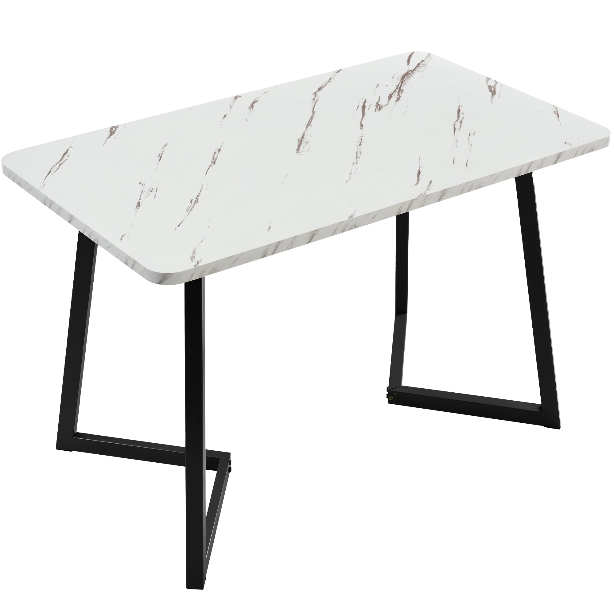 Juego de mesa de comedor de 117x68cm con 4 sillas