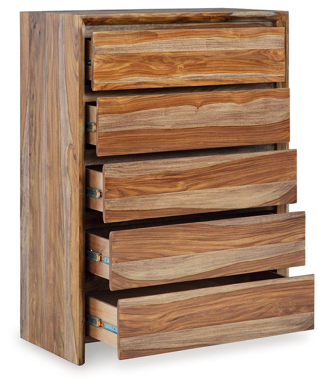 Signature Design by Ashley 5-Drawer Brown Wood Accent Chest-2