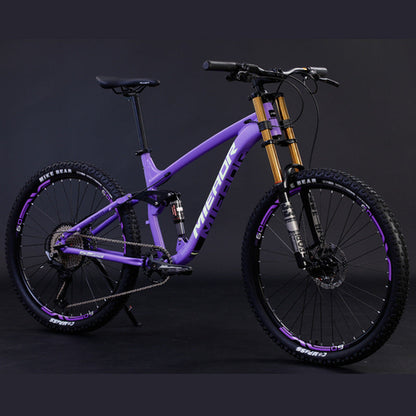 Mieaor™ TrailBlaze Pro – Full Suspension MTB (26/27.5", 11-Speed, Oil