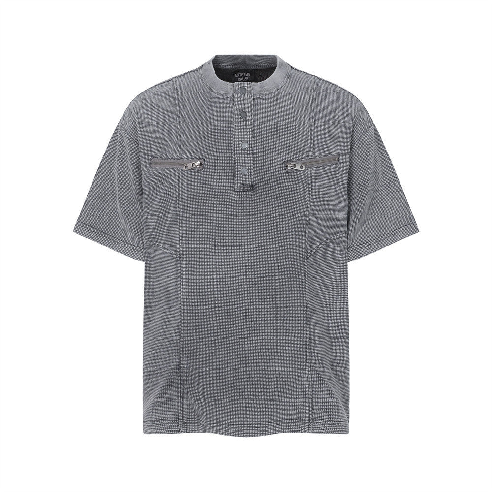 Make old washed short sleeved T-shirts