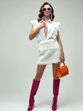 3D Flower Splicing Shirt, MoMA | Women - BYMANYC ® New York-0