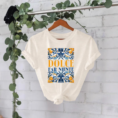 T-shirt DOLCE print