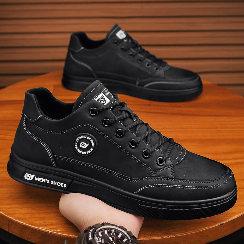 Zapatos de cuero Martin estilo workwear británico