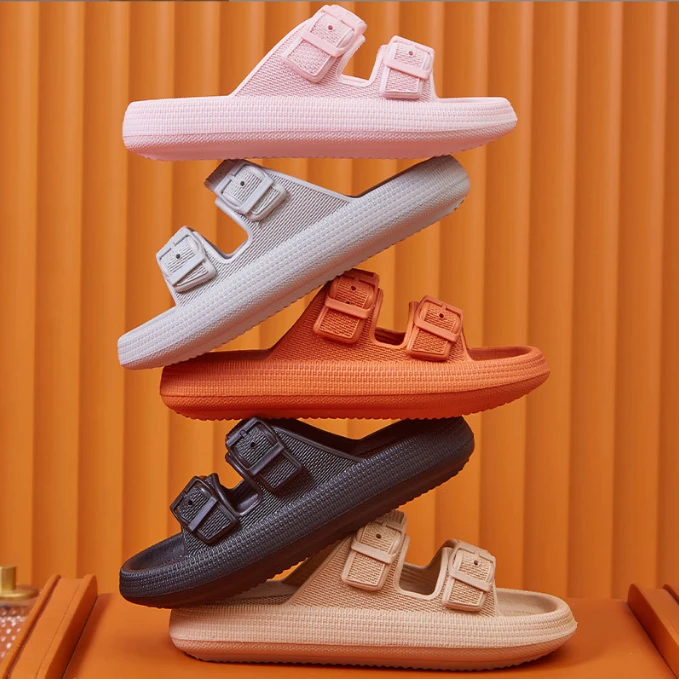 Thick soled slippers Summer home bathroom anti slip and fecal feeling Soft soled couple EVA slippers Male by eprolo
