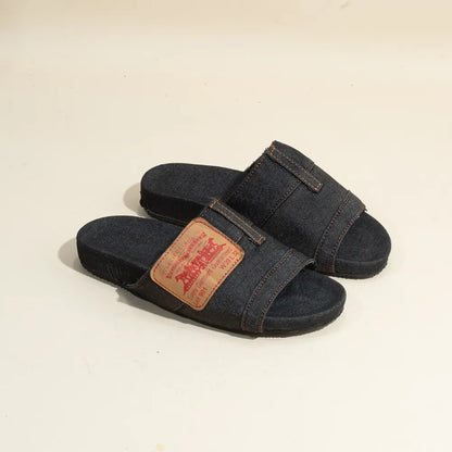 Sandalias vaqueras con punta abierta