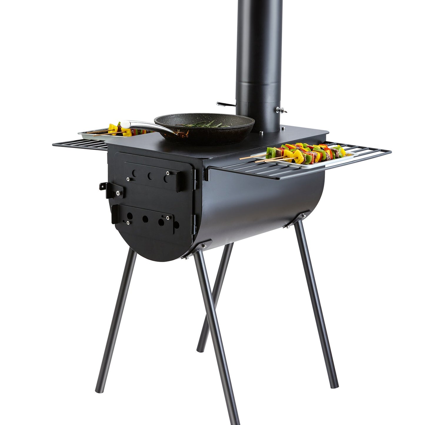 Wood Stove, 118 Inch, Alloy Steel Camping Tent Stove