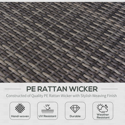 7 Piece Wicker Patio Furniture For Backyard Outdoor Sectional Sofa