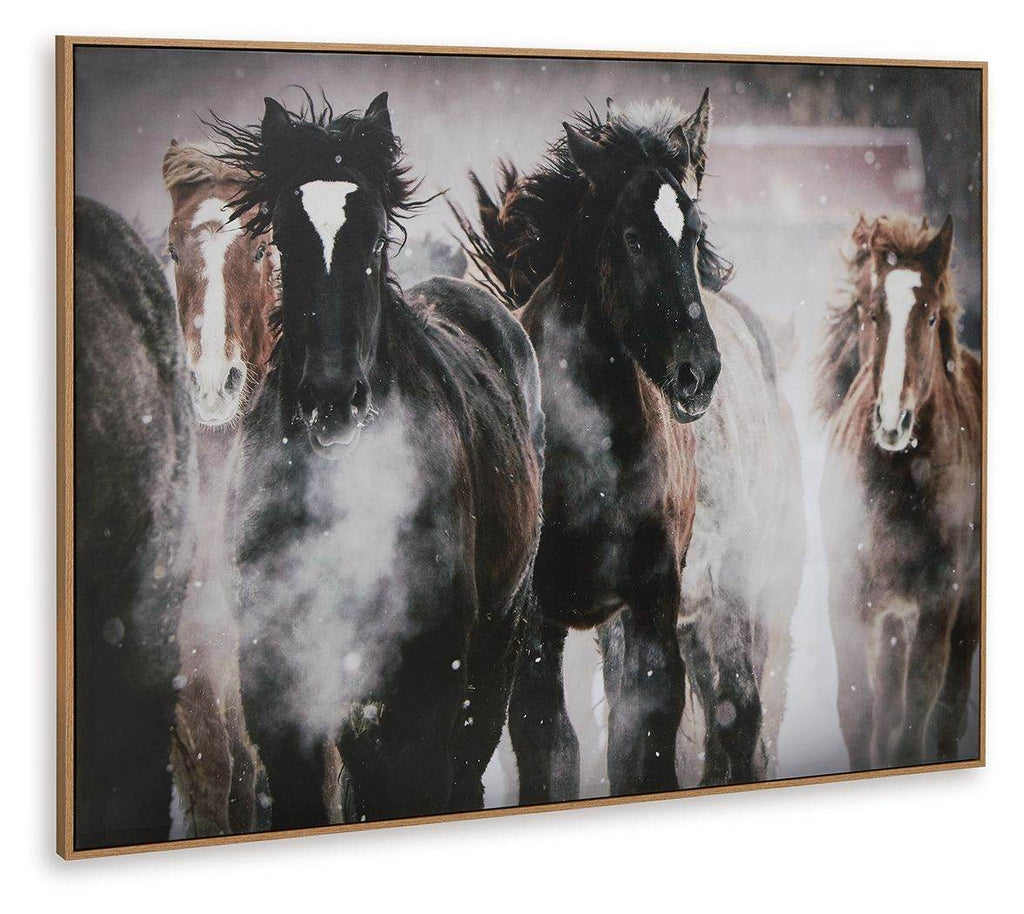 Chaseburn - Wall Art - Brown / Black / White-1
