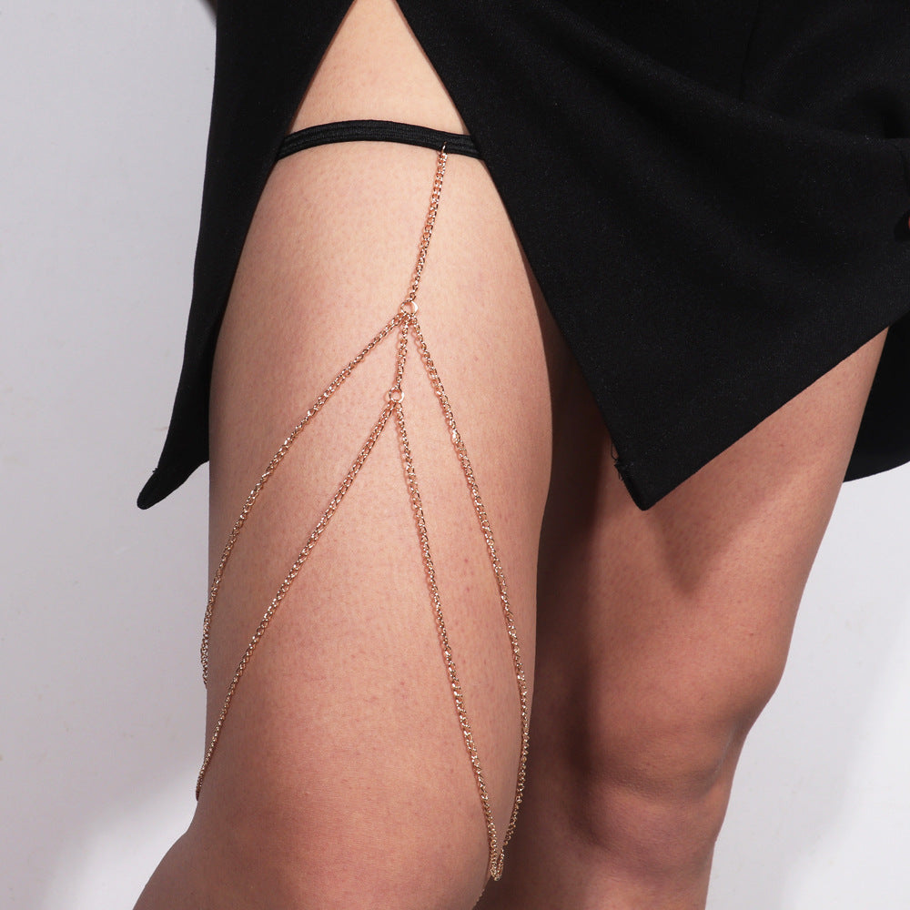 Chaîne multicouche simple style bohème pour femmes