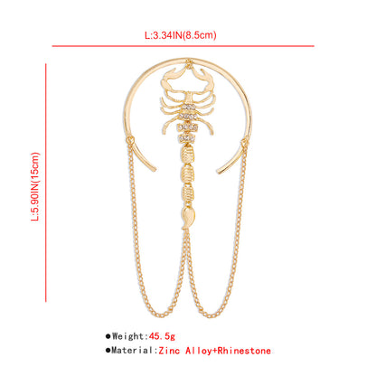Bracelet Gothique Scorpion Créatif Rétro Main