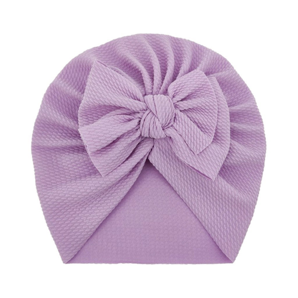 Chapeau chaud et mignon pour enfants européens et américains avec nœud