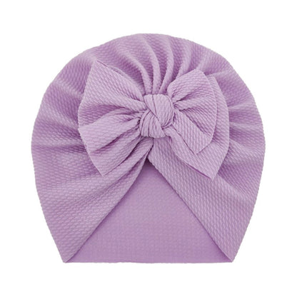 Chapeau chaud et mignon pour enfants européens et américains avec nœud