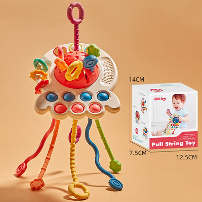 Baby's Funny Finger Puff Toy Can Be Pressed