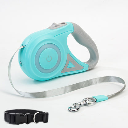 Correa retráctil para perros y collar, con reflector automático, cuerda de tracción para perros pequeños y medianos. Producto para mascotas.