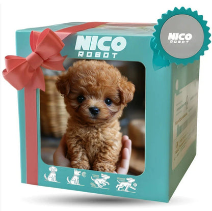 Mon chien robot en peluche courte