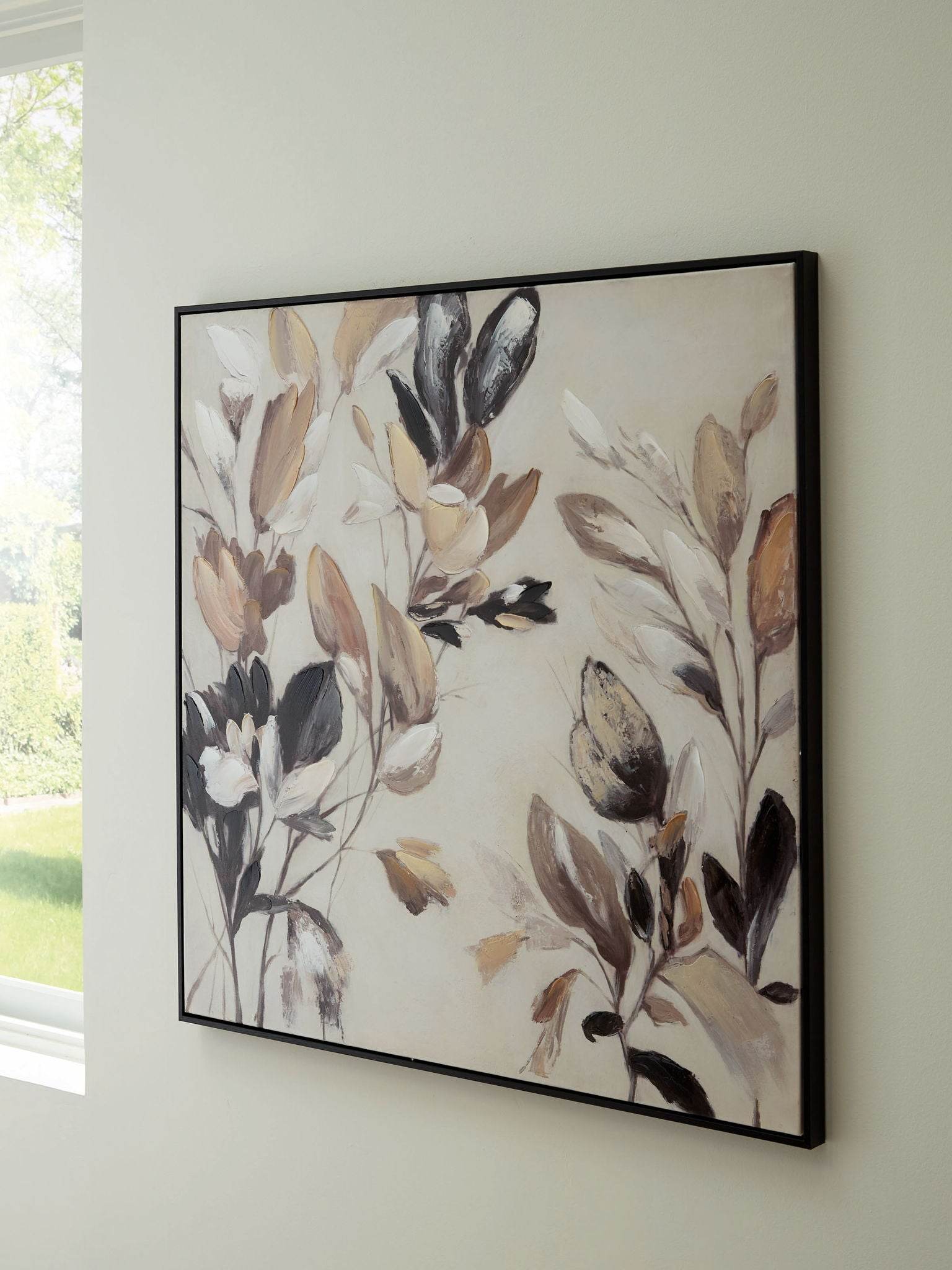 Trulow - Wall Art - Tan / Brown / Black-1
