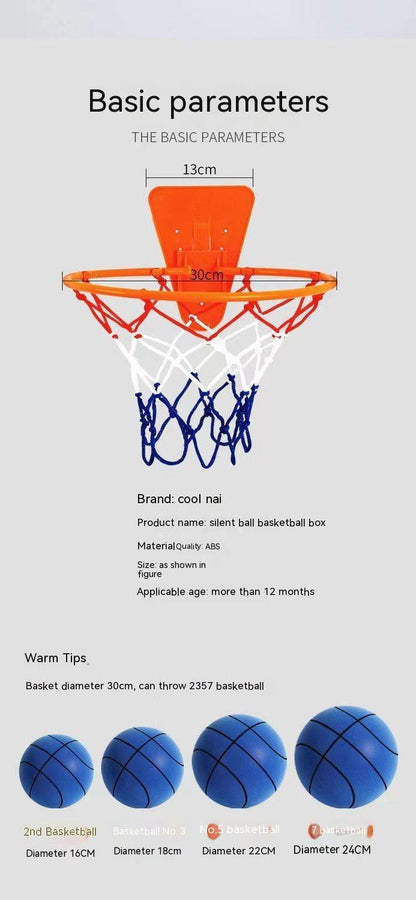 Pelota Deportiva Silenciosa de Espuma de Alta Densidad Baloncesto Mudo de Interior Pelota Elástica Blanda Juguetes Deportivos para Niños