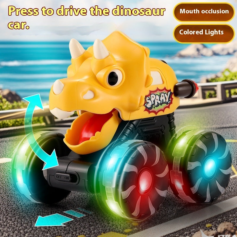 Voiture Jouet Dinosaure à Pression Légère et Modèle Coulissant Inertiel