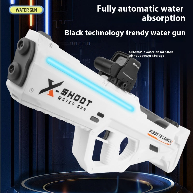 Pistola de Agua Eléctrica de Pulso Grande con Luz