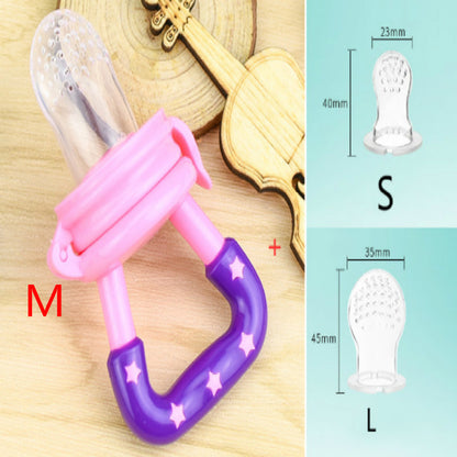 Nouvelle Sucette en Silicone pour Bébé, Encapsulée pour Apaiser l'Alimentation Complémentaire