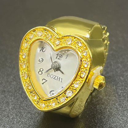 Nuevo Reloj de Anillo Digital Joyería Creativa para Estudiantes