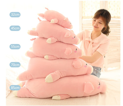 Peluche cochon douce, poupée cochon, oreiller dessin animé, poupée en coton doux, cadeau d'anniversaire