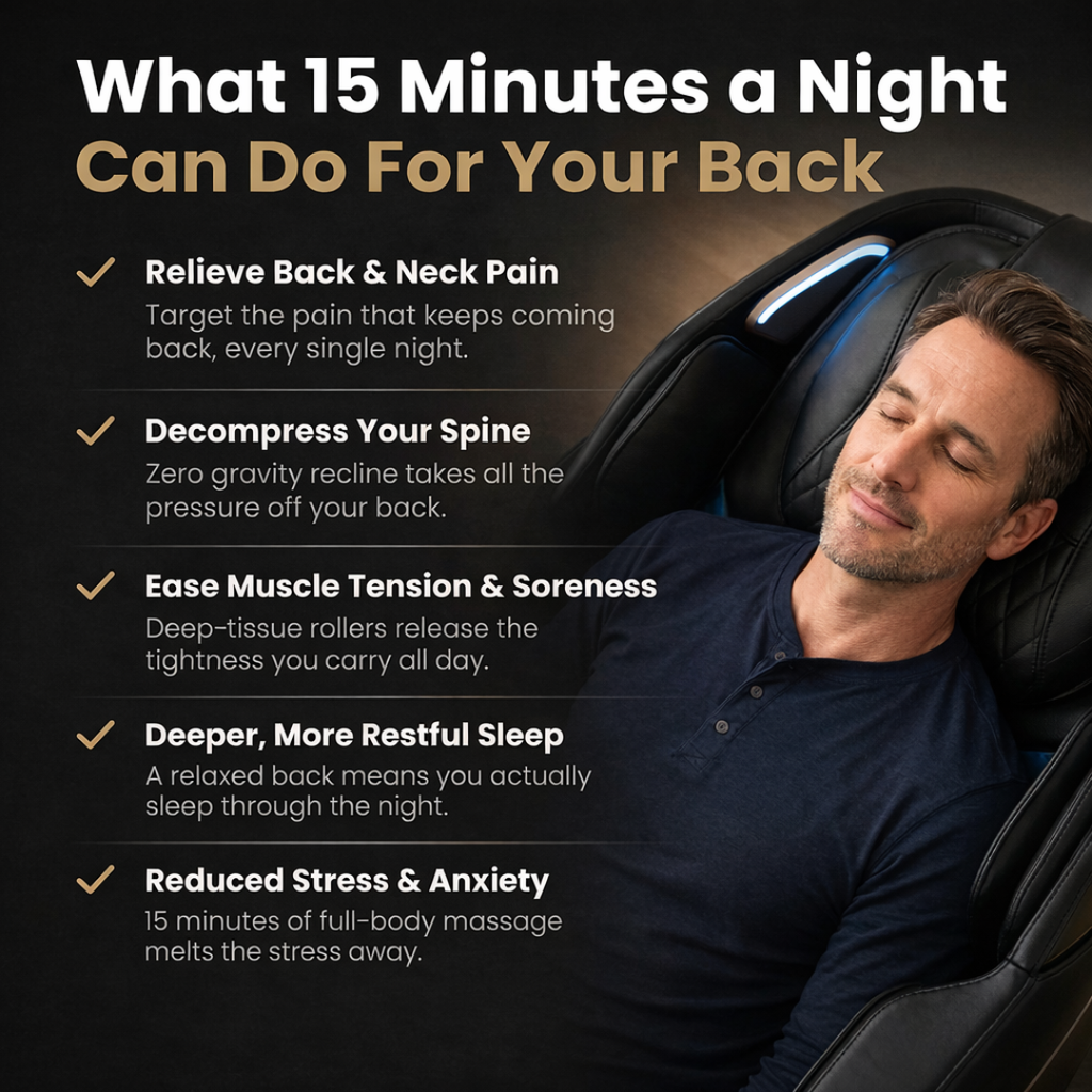 Serenity Leather Heated Massage Chair-2
