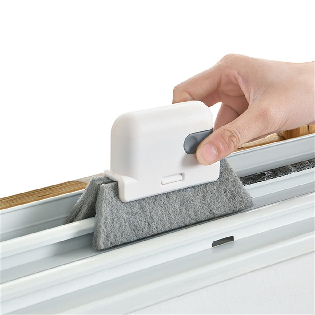 Brosse de nettoyage créative pour rainures, nettoie rapidement tous les coins et interstices, brosses de nettoyage détachables pour rails de porte et de fenêtre