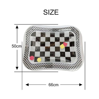 Tapis de jeu aquatique gonflable pour bébé Tortue de mer