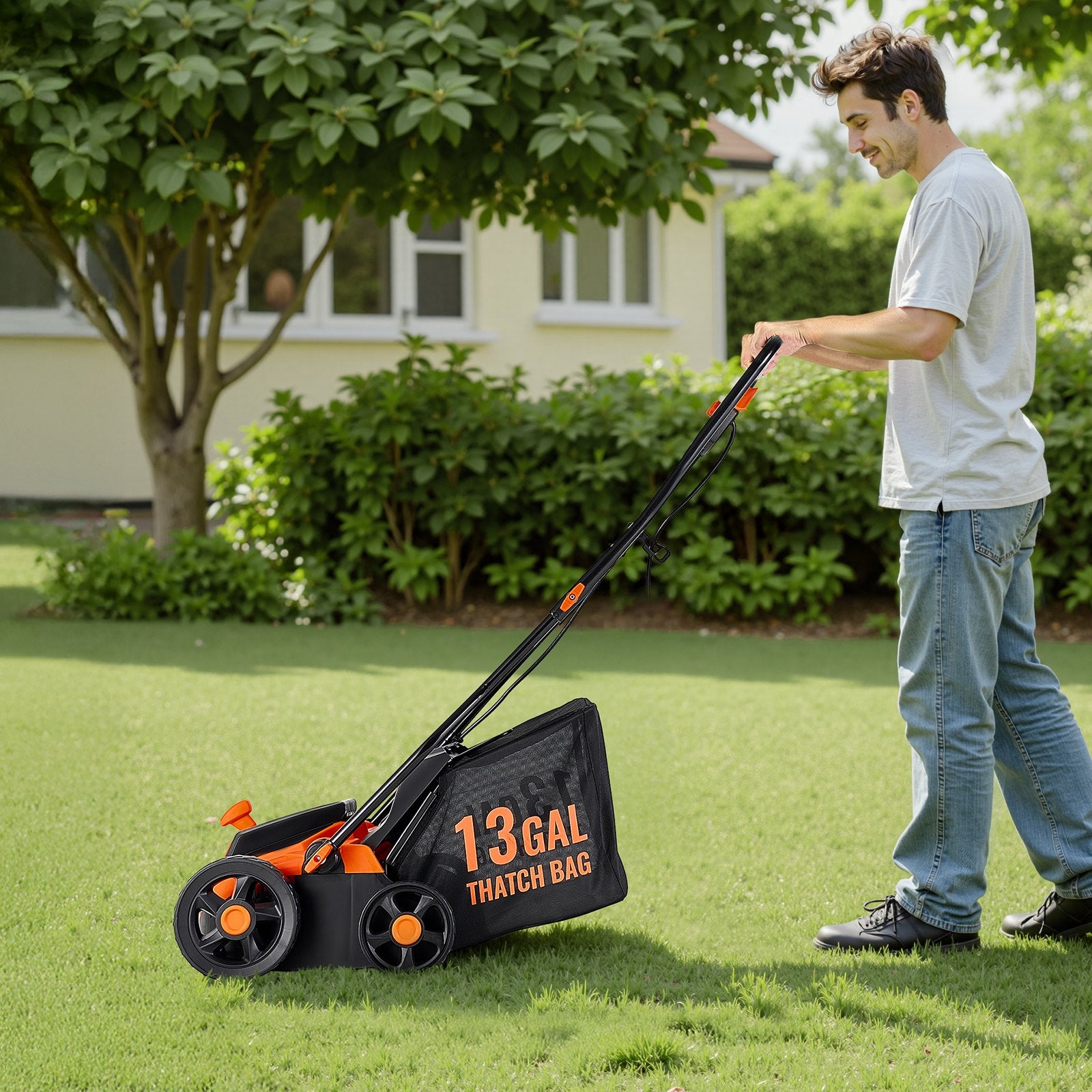Scarifier Lawn Dethatcher 13-Inch 13 Amp