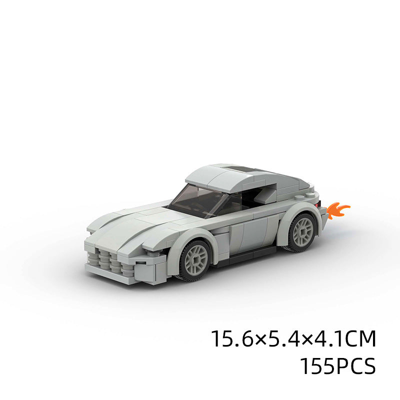 Jouets pour enfants Modèle de voiture Voiture de sport et petites briques de construction MOC Jouets éducatifs