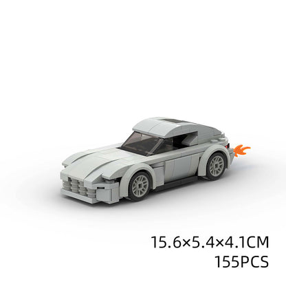 Jouets pour enfants Modèle de voiture Voiture de sport et petites briques de construction MOC Jouets éducatifs
