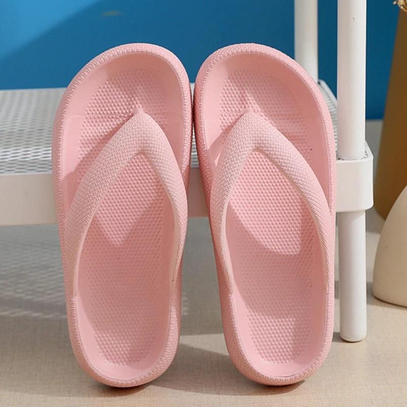 New style flip flops non-slip outdoor summer soft bottom bathroom couple outdoor sandals casual thick bottom sandals by eprolo