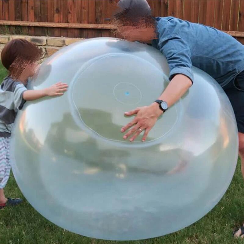 Balle bulle d'été à injection d'eau, balle bulle transparente, ballons soufflants en TPR pour enfants, super