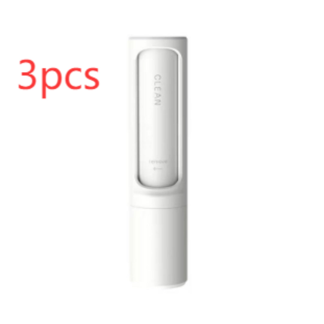 Cepillo y rodillo quitapelusas portátil reutilizable 2 en 1 para mascotas