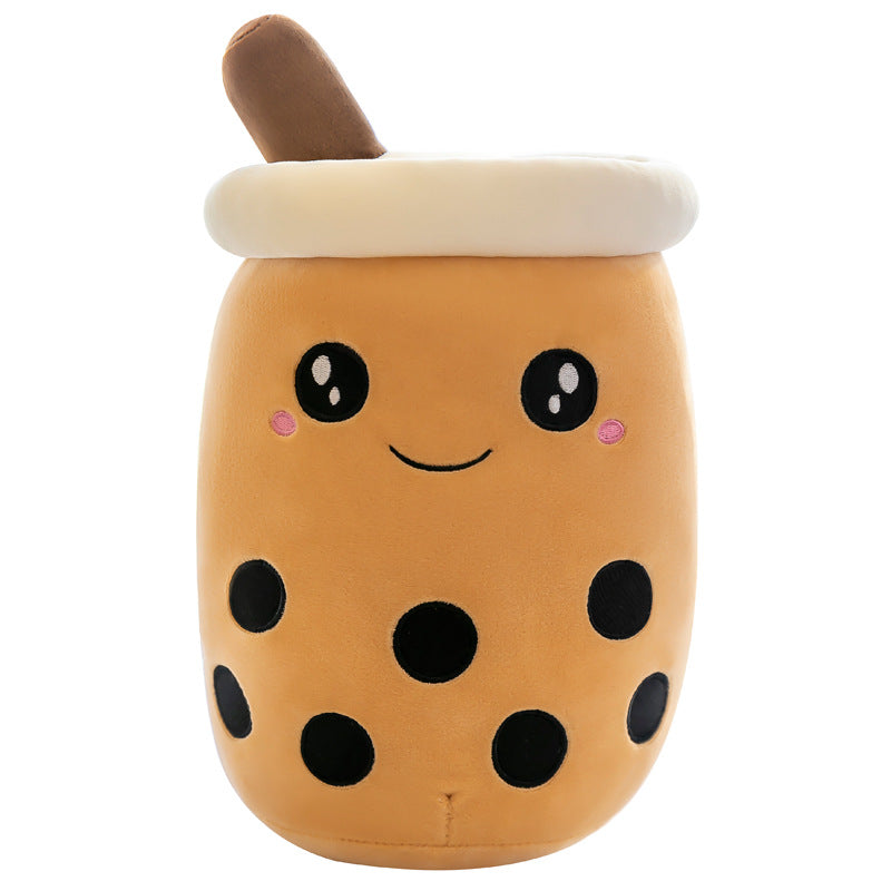 Peluche Oreiller Tasse à Thé au Lait Fruits Émulation