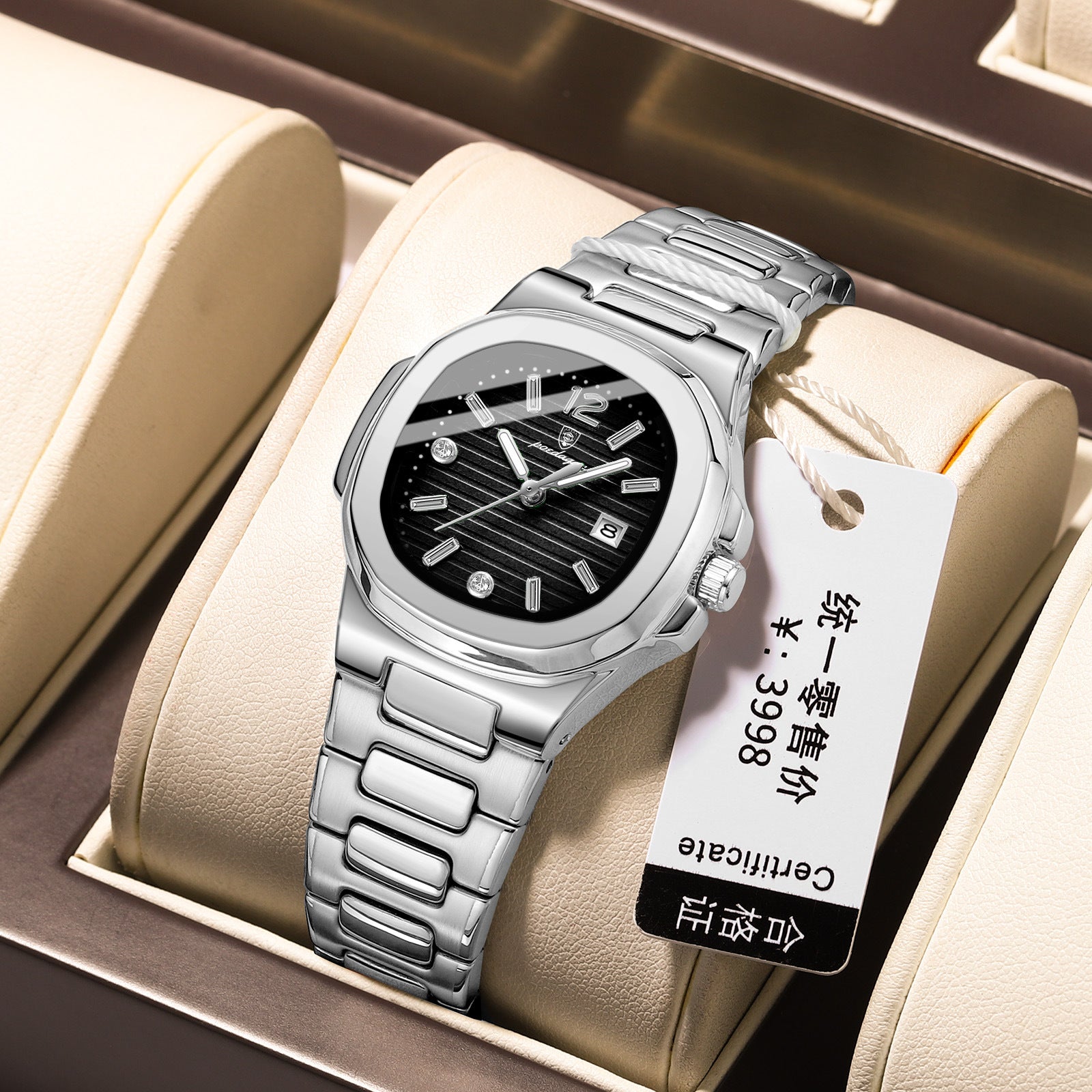 Reloj de Cuarzo Luminoso Ultrafino para Mujer