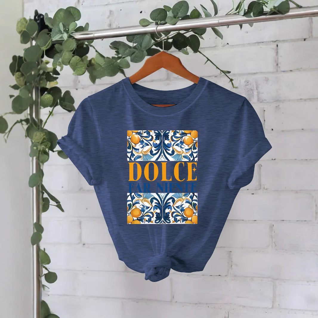 T-shirt DOLCE print