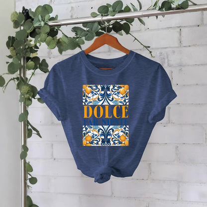 T-shirt DOLCE print