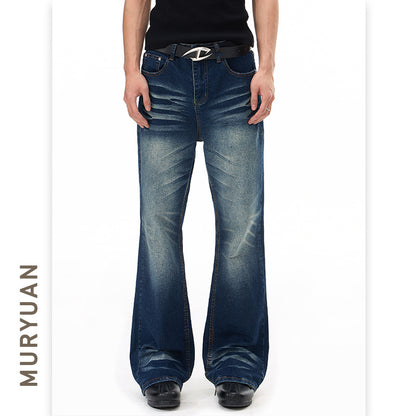 Jean évasé extensible slim style urbain